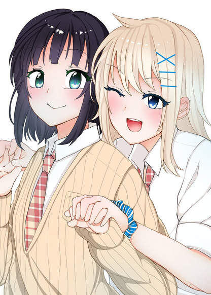 A Yuri Manga Between a Delinquent and a Quiet Girl That Starts From a Misunderstanding обложка