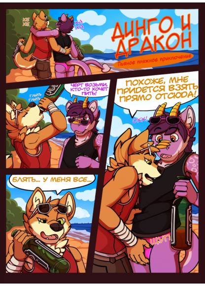 Dingos n' Dragons: A dranken beach adventure обложка