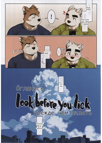 Look before you lick обложка
